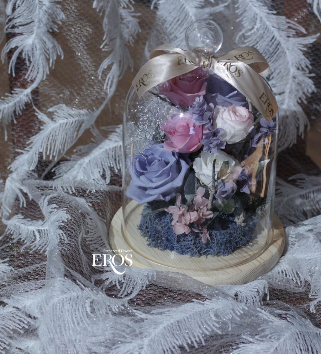 玻璃罩花禮、永生花玻璃罩、玻璃罩乾燥花、玻璃罩盅、玻璃鐘罩、花 玻璃屋、花藝體驗課程、親子活動